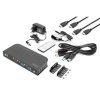 DIGITUS DS-12874 KVM Switch, 2x1 HDMI, HDMI Out, USB, 4Kx2K@60Hz, černá