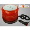 LED maják výstražný oranžový BROLUX, 12-24 V, IP55, s magnetem