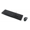 LOGITECH drátový set Desktop MK120, klávesnice + myš, CZ, USB, černá-šedá