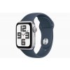 Apple Watch SE/44mm/Silver/Sport Band/Storm Blue/-M/L