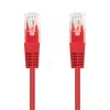 C-TECH Kabel patchcord Cat5e, UTP, červený, 0,5m