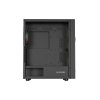 Počítačová skříň Genesis DIAXID 605 ARGB. MIDI. USB-C. černá/Midi Tower/Transpar./Černá