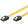 Kabel k HDD PremiumCord 0,2m SATA 3.0 datový kabel 1.5GBs / 3GBs / 6GBs, kov.západka