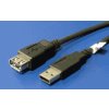 KABEL USB A-A prodlužovací 2.0m 2.0 480Mb/s - černý High Quality