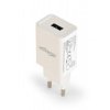 GEMBIRD USB nabíječka univerzální, bílá (5V/2100mA) EG-UC2A-03-W