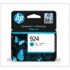 HP 4K0U3NE originální náplň azurová č.924 cyan cca 400 stran (cyan, pro HP OfficeJet 8122e, 8132e)
