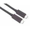 Kabel USB4™ 40Gbps 8K@60Hz Thunderbolt 3 certifikovaný USB-IF 1m