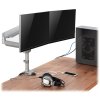 Tripplite Držák pro montáž monitoru na stůl, pro 2x 13''…34'', Flex Arm, USB, Audio konektory