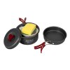 Sada nádobí Acra C20 camping set alluminium pro 1-2 osoby