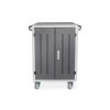 DIGITUS Nabíjecí vozík pro notebooky/tablety do 15,6", USB-C, 30x nabíjecí základna, PDU, ventilátor, 1260x824x650 mm