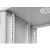 LEXI-Net 19" nástěnný rozvaděč Basic 12U 520x450, skleněné dveře, bez zad, rozložený, šedý