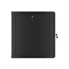 LANBERG RACK CABINET 19” WALL-MOUNT 12U/600X600 FOR SELF-ASSEMBLY WITH METAL DOOR BLACK (FLAT PACK)