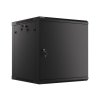 LANBERG RACK CABINET 19” WALL-MOUNT 12U/600X600 FOR SELF-ASSEMBLY WITH METAL DOOR BLACK (FLAT PACK)
