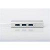DIGITUS USB 3.0 HUB, 3 porty a Gigabit LAN adaptér 3xUSB A / F, 1xUSB A / M, 1xRJ45 LAN, Win / Mac OS