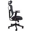 Ergonomická kancelářská židle GEMINI JNS-526, černá, sezení 8+ hodin denně