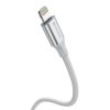 SWISSTEN DATOVÝ KABEL TEXTILE II USB / LIGHTNING 1,5 M BÍLÝ