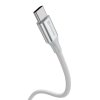 SWISSTEN DATOVÝ KABEL TEXTILE II USB / USB-C 1,5 M BÍLÝ