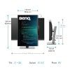 BenQ LCD LED RD240Q 24,1" IPS/2560x1600/5ms/DP/HDMI/2xUSB-C/3xUSB 3.0/pivot/95% DCI-P3/Daisy Chain/pro programatory/černá