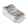 Konektor UTP CAT6 RJ45 8p8c stíněný neskládaný na drát