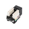 DIGITUS Keystone Jack CAT 5e, nestíněný RJ45 na LSA, barva bílá