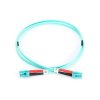 DIGITUS Fiber Optic Patch Cord, LC to LC, Multimode, OM3, 50/125 µ, Duplex Length 2m