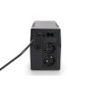 DIGITUS Professional Line-interaktivní UPS, 600VA / 360W 12V / 7Ah x1, 2x CEE 7/7, AVR, RJ-11, LED displej