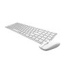 RAPOO set klávesnice a myš 9300M, bezdrátová, Multi-Mode Slim Mouse, Ultra-Slim Keyboard, bílá
