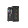 Počítačová skříň Genesis IRID 505 ARGB V2/Midi Tower/Transpar./Černá