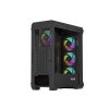 Počítačová skříň Genesis IRID 505 ARGB V2/Midi Tower/Transpar./Černá