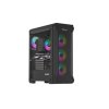 Počítačová skříň Genesis IRID 505 ARGB V2/Midi Tower/Transpar./Černá
