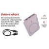EMOS POWERBANKA WI 522, bezdrátové nabíjení 20W, 5.000mAh, LOSOSOVÁ, 1xUSB-C