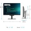 BenQ LCD LED RD280U 28,2" IPS/3840x2560/5ms/DP/HDMI/2xUSB-C/3xUSB 3.2/Jack/VESA/repro/pivot/Daisy Chain/černá