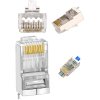 Konektor Conexpro RJ45-5SGW RJ45 CAT5E FTP 8p8c na drát, zemnící PIN, Wire Cross