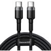Baseus datový kabel Cafule USB-C PD2.0 100W 2m 20V 5A šedo-černý