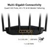 ASUS TUF-BE6500 (BE6500) WiFi 7 Extendable Gaming Router, 4x 2.5G, AiMesh