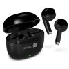 CONNECT IT True Wireless SonicBass sluchátka do uší s mikrofonem, ČERNÁ