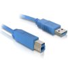 Delock USB 3.0 kabel A samec/ B samec délka 5 m