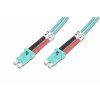 DIGITUS Fiber Optic Patch Cord, LC to LC, Multimode, OM3, 50/125 µ, Duplex Length 7m