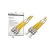 DIGITUS Fiber Optic Patch Cord, ST to ST, Singlemode, OS1, 09/125 µ, Duplex Length 5m