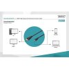 Digitus HDMI High Speed s Ethernetem připojovací kabel HDMI/D na HDMI/A ( standard na micro) , 1m