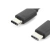 DIGITUS Připojovací kabel USB typu C na C, 3,0 m, 3A, 480 MB, verze 2.0, bl