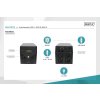 DIGITUS Professional Line-Interactive UPS, 1000VA / 600W 12V / 7Ah x2 baterie, 4x CEE 7/7, AVR, USB, RS232, RJ11 / RJ45, LCD displ