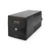 DIGITUS Professional Line-Interactive UPS, 1500VA / 900W 12V / 9Ah X2 baterie, 4x CEE 7/7, AVR, USB, RS232 RJ-11/45, LCD displej