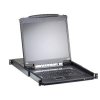 ATEN CL5708IM 8-Port PS/2-USB VGA 17" LCD KVM over IP Switch with Daisy-Chain Port and USB Peripheral Support