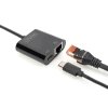 DIGITUS Gigabitový ethernetový adaptér USB typu C + PD s funkcí napájení