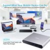 Aten 2-Port USB-C Dock Switch with Power Pass-through