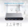 Aten 2-Port USB-C Gen 2 Sharing Switch with Power Pass-through