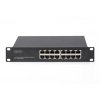 Digitus Gigabit Ethernet Switch 16 port, 10 palců, nespravovaný