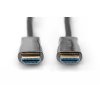 Digitus Připojovací kabel HDMI AOC s hybridním vláknem, typ A M/M, 30 m, UHD 4K@60 Hz, CE, zlatá, bl