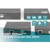 DIGITUS HDMI HDBaseT 2.0 KVM Extender Set, 100 m